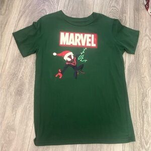 Marvel Holiday Green T-Shirt